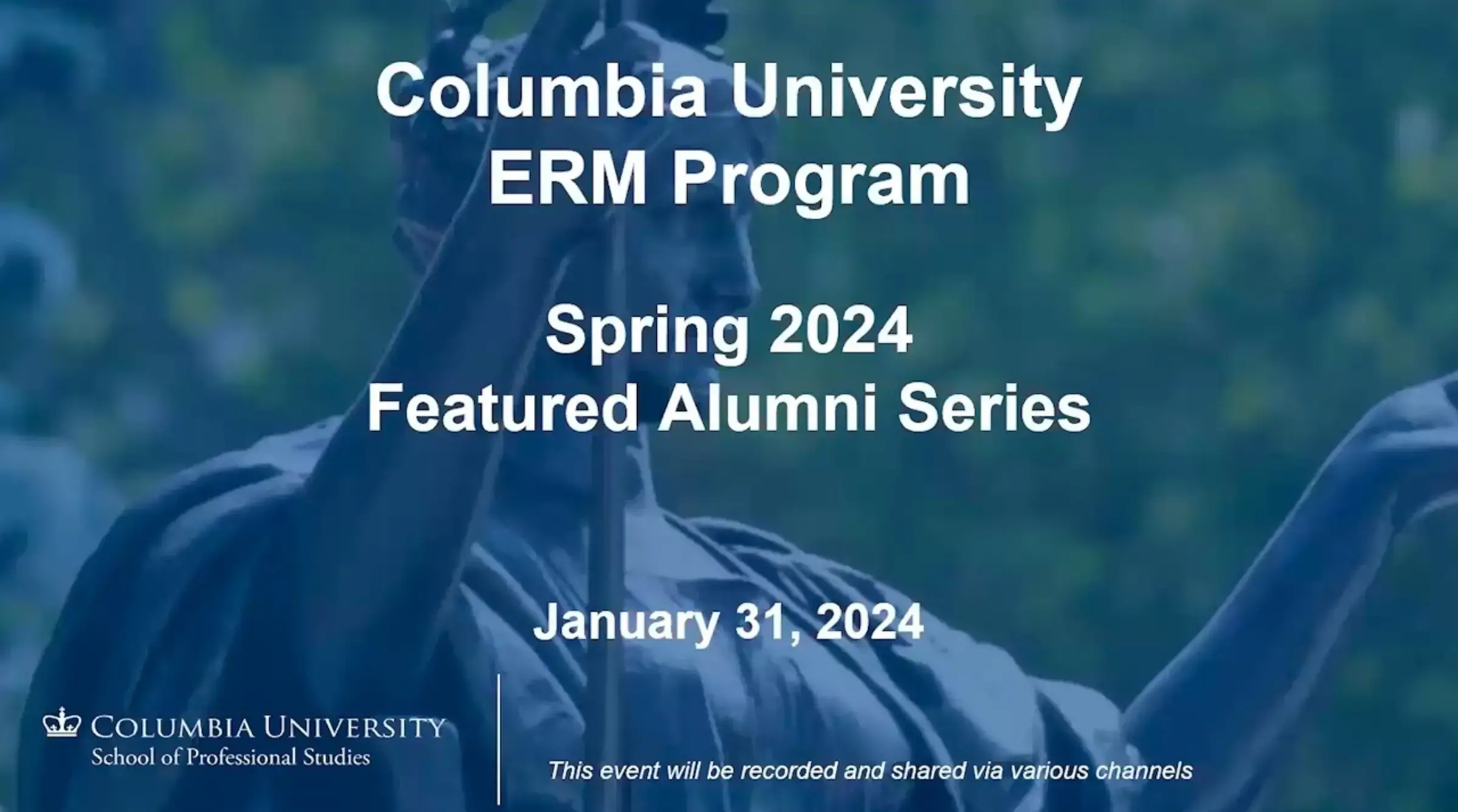 Spring 2024 Featured Alumni Series