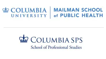 Logos for the Mailman School of Public Health and Columbia SPS
