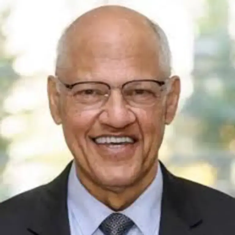 A headshot of Dr. Wilmot James, Senior Research Scholar at the Institute for Social and Economic Research and Policy (ISERP) in the Faculty of Social Sciences at Columbia University.