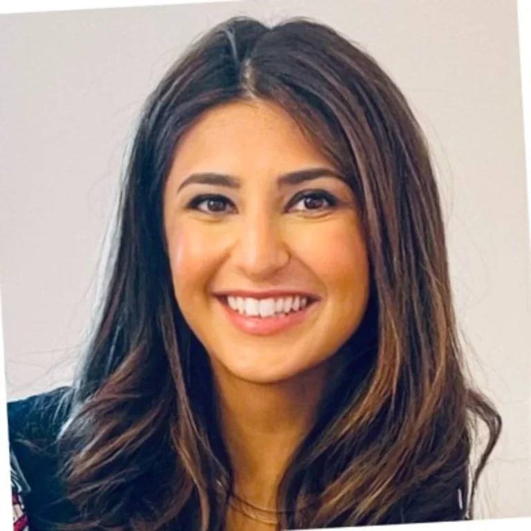 Mehvesh Shereef, Columbia University alum, smiling in a professional headshot.