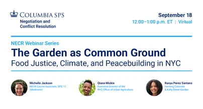The Garden as Common Ground