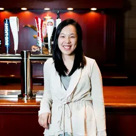 A photo of Jenny Kim, Course Associate for Columbia's Technology Management master's program and Product Manager for Amazon Web Services.