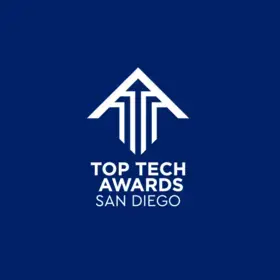 A logo reads Top Tech Awards San Diego