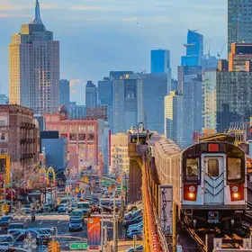 7 train through Sunny Side in Queens