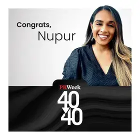 Nupur Raghunath, '11SPS, Strategic Communication, was named among 2022 PR Week’s Top 40 Under 40. 