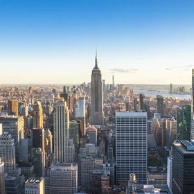 NYC skyline with Empire State Building