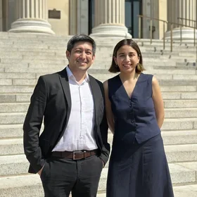 Roberto Beltran and Brenda Rain, 2024-2025 Columbia Luksic Scholars