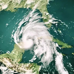 Hurricane Helene 2024 Cloud Map