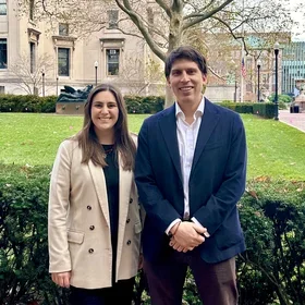 Luksic Fellows Camilo Avilés and Victoria Escribano Piazza
