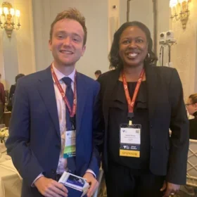 Aidan Coffey and Astrid Andre