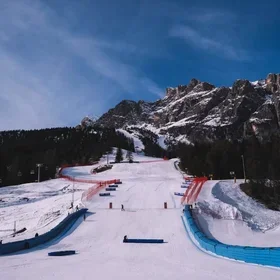 Olympic ski hill in Italy