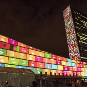 Projections on Sustainable Development Goals and 70th Anniversary of the United Nations