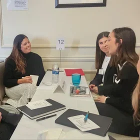 Attendees of the Elevator Pitch event