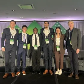 SPRT students at SBJ conference