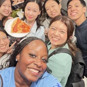 Kailynn Williams with English Conversation Table