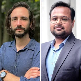 Yoni Ronn ('23SPS, Sustainability Management) and Siddhant Srivastava ('23SPS, Sustainability Management)