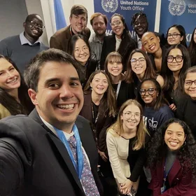 IKNS students at the UN Youth Office