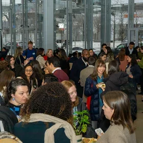 SUMASA Symposium 2024 Networking Mixer with attendees mingling