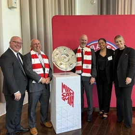 FC Bayern Munchen and SPRT collaboration celebration with Scott Rosner and Dean Eggers