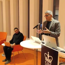 Nabeel Ahmad and Josh Bellis at HCM Smarter Workdays event