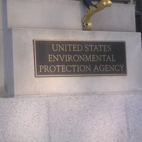 United States Environmental Protection Agency building placard