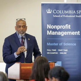 Basil Smikle at Accelerator Series event