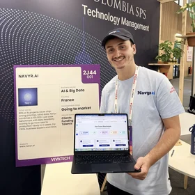 Jeremi Nawawi at VivaTech in Paris