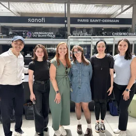 TMGT program representatives at VivaTech in Paris