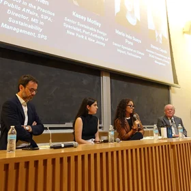 Three Alumni on What Led Them to the Sustainability Management Program and Into Careers in the Public Sector
