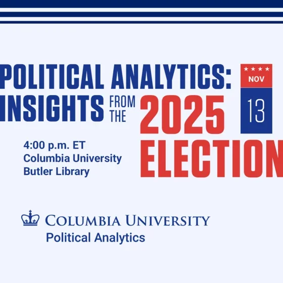Political Analytics: Insights from the 2025 Election