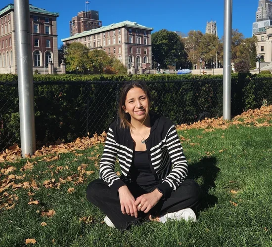 Brenda Rain Garrido, Luksic Scholar on Columbia's campus