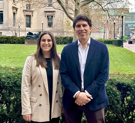 Luksic Fellows Camilo Avilés and Victoria Escribano Piazza