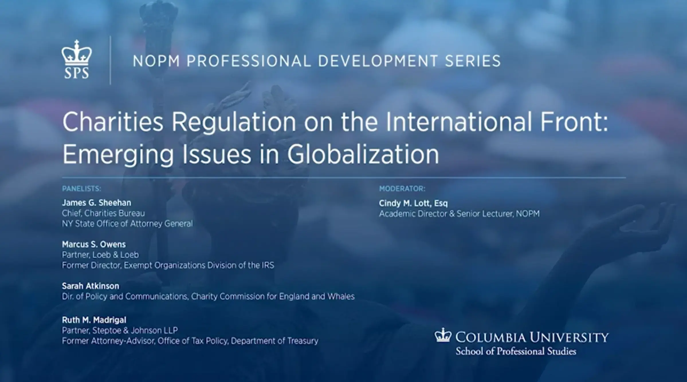 Charities Regulation on the International Front: Emerging Issues in Globalization