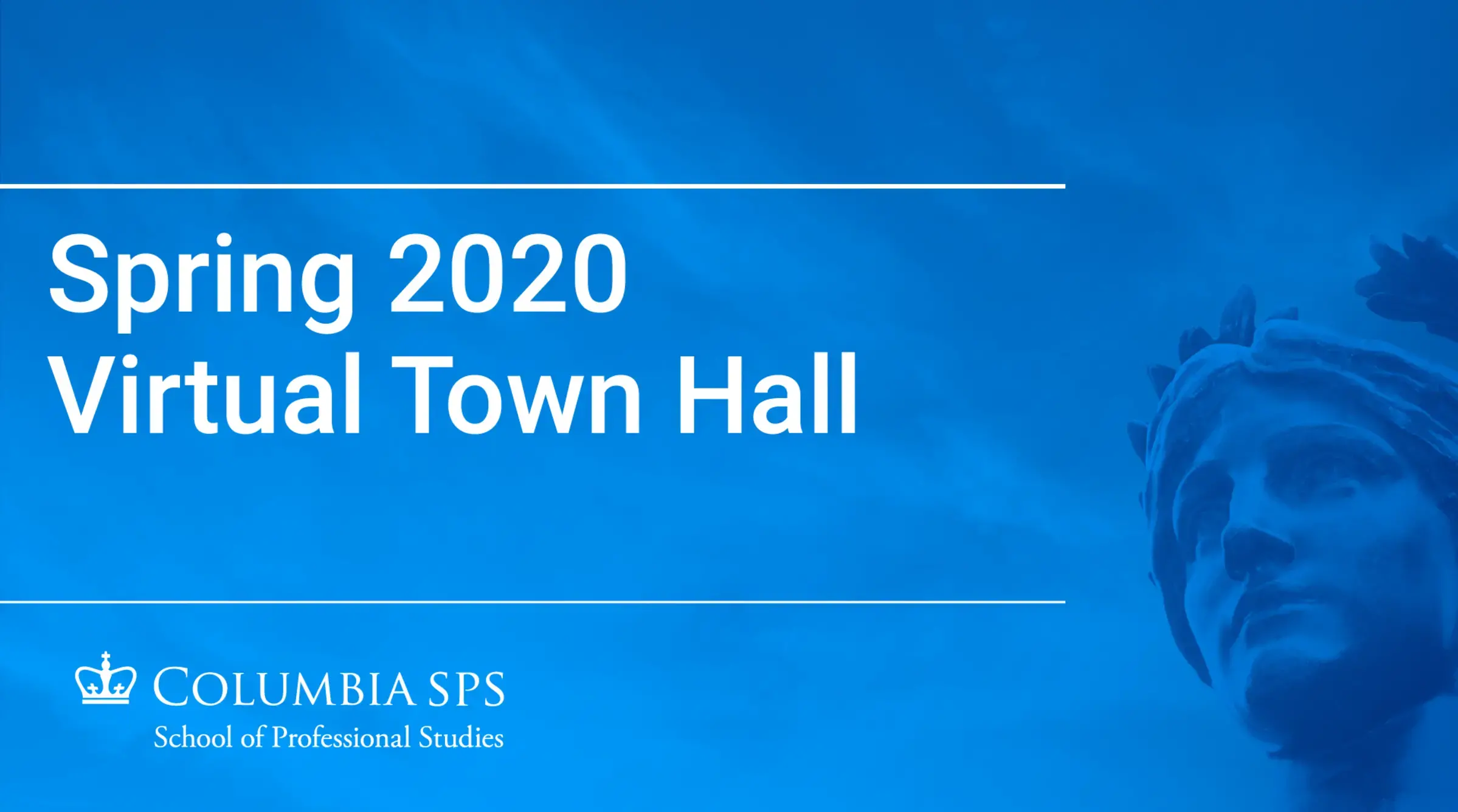 Virtual student town hall cover image