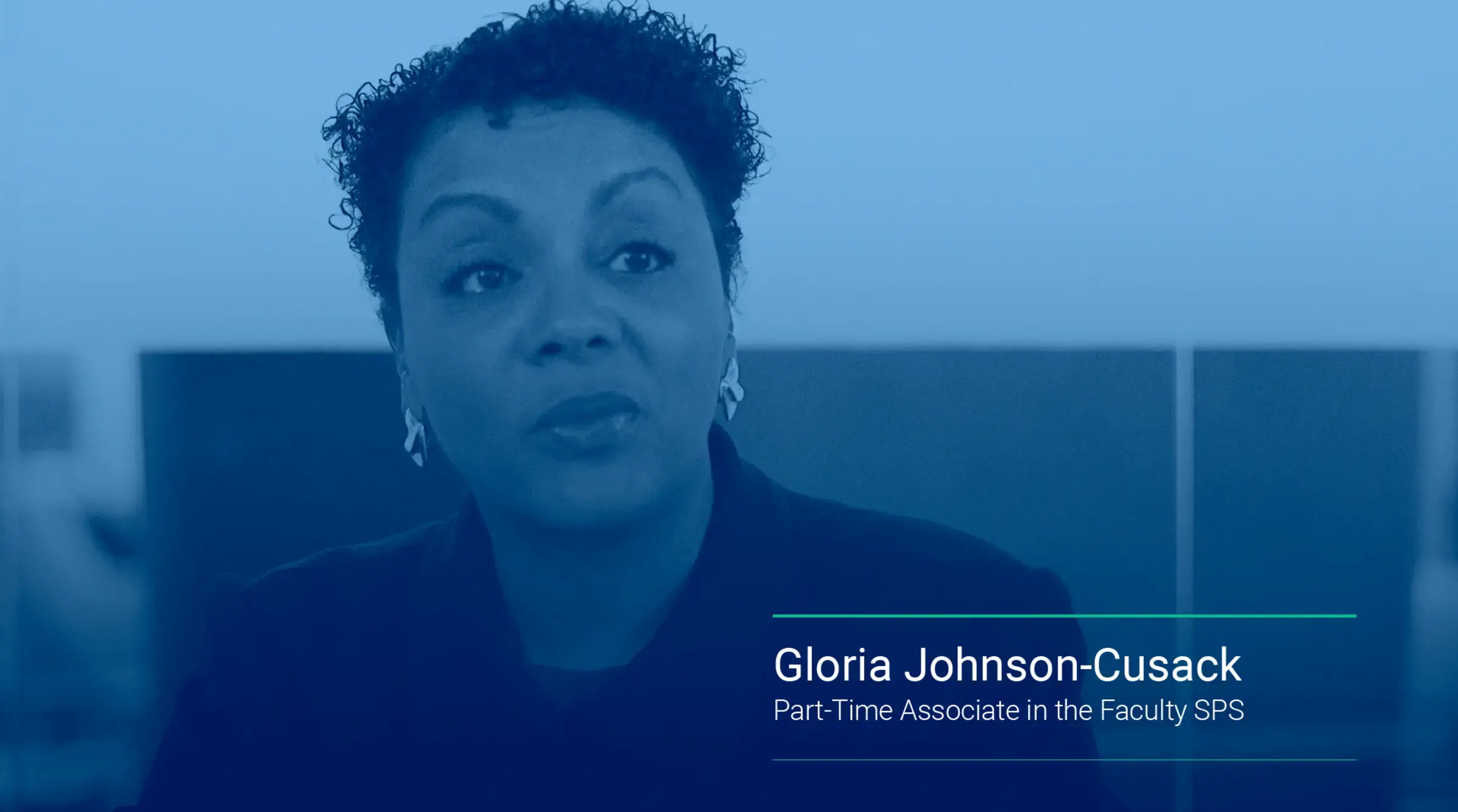 Video Still of NOPM Lecturer Gloria Johnson-Cusack