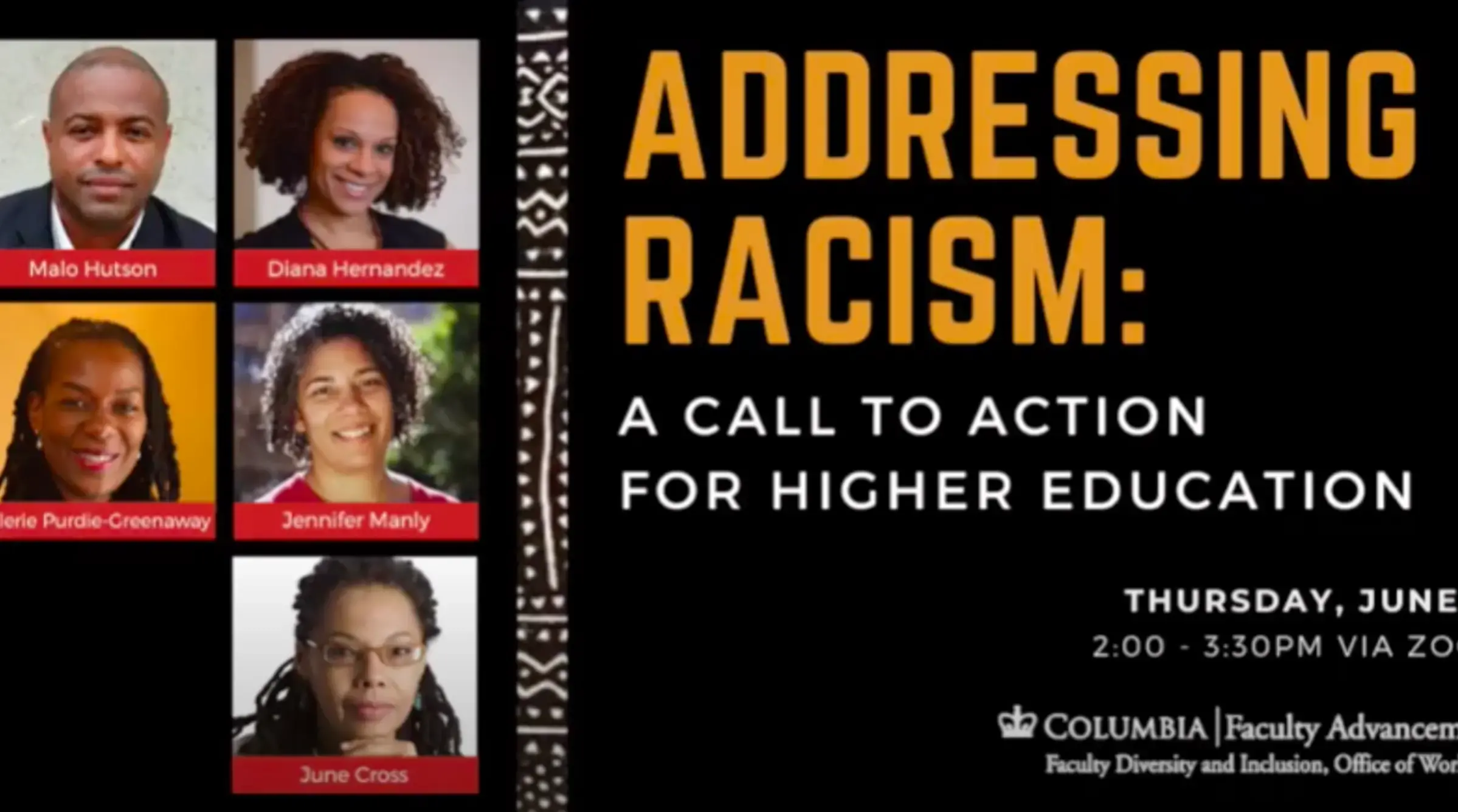 Addressing Racism: A Call to Action for Higher Education