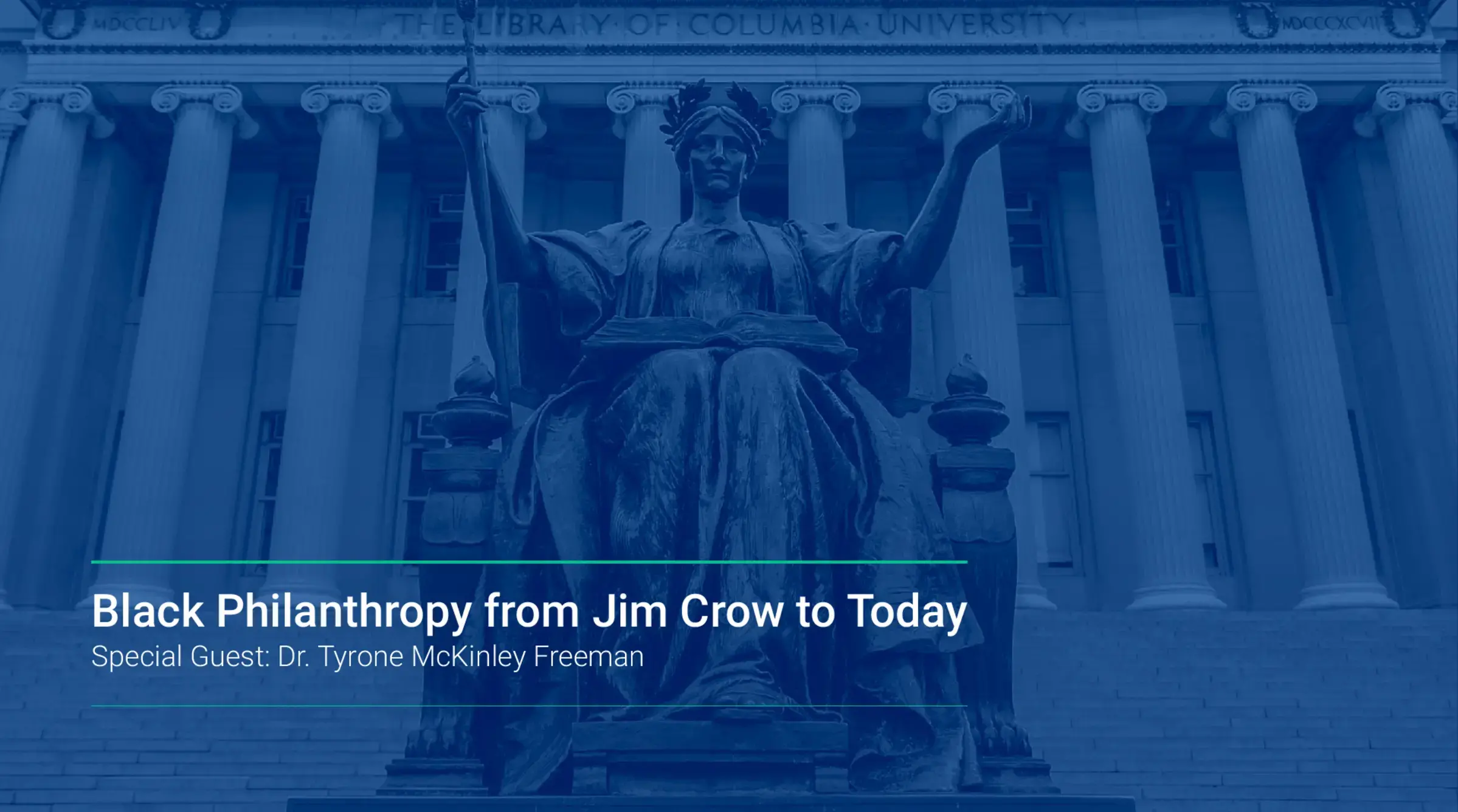 Video of Black Philanthropy from Jim Crow to Today