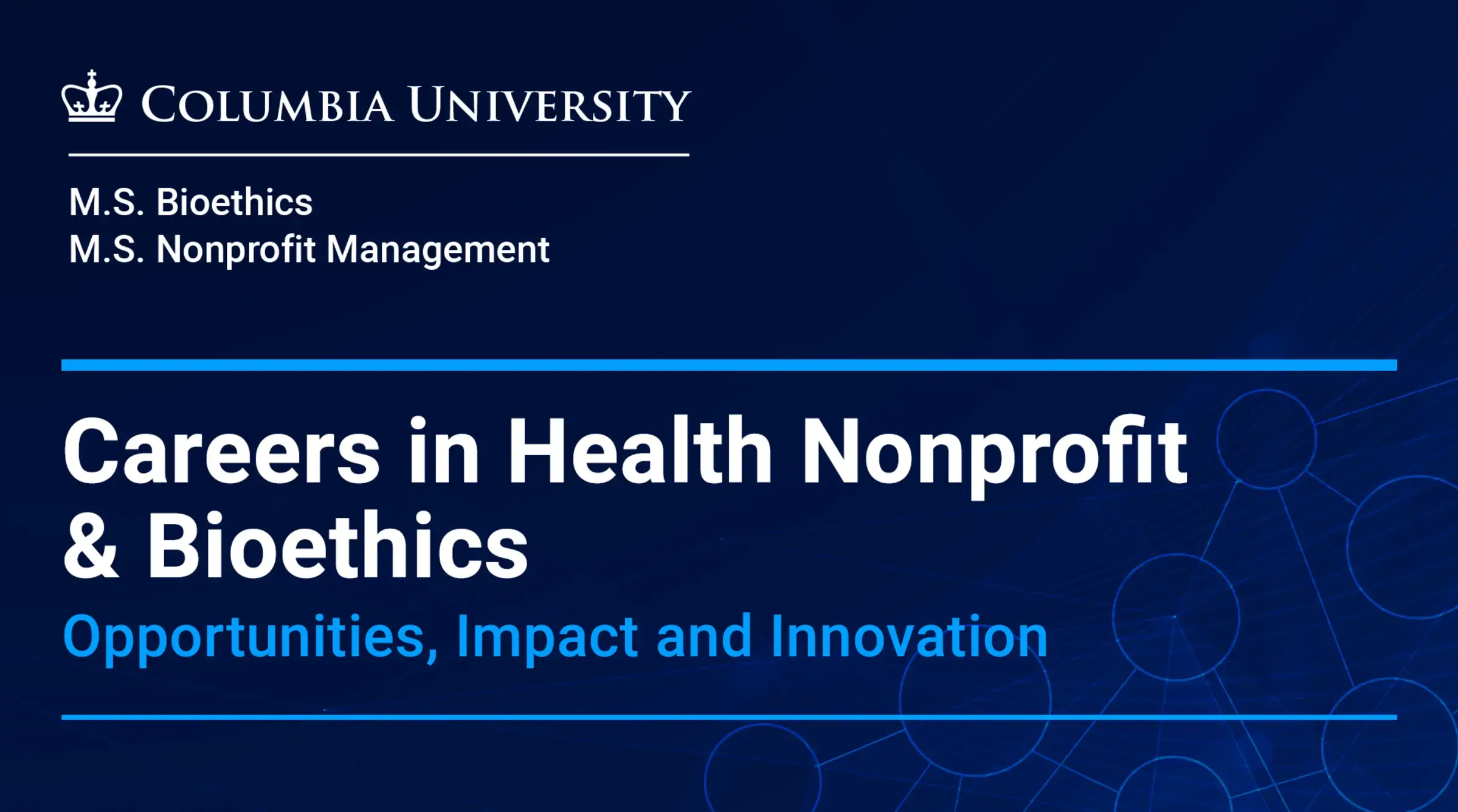 Careers in Health Nonprofits & Bioethics