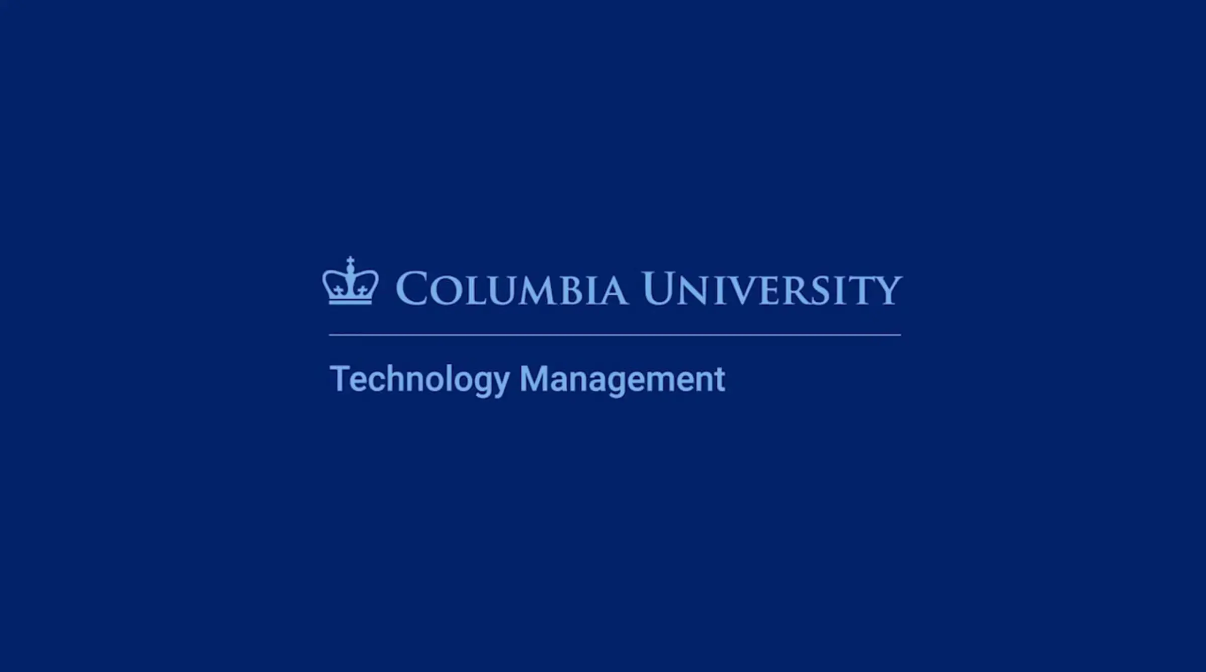 Executive M.S. Technology Management-Alumni