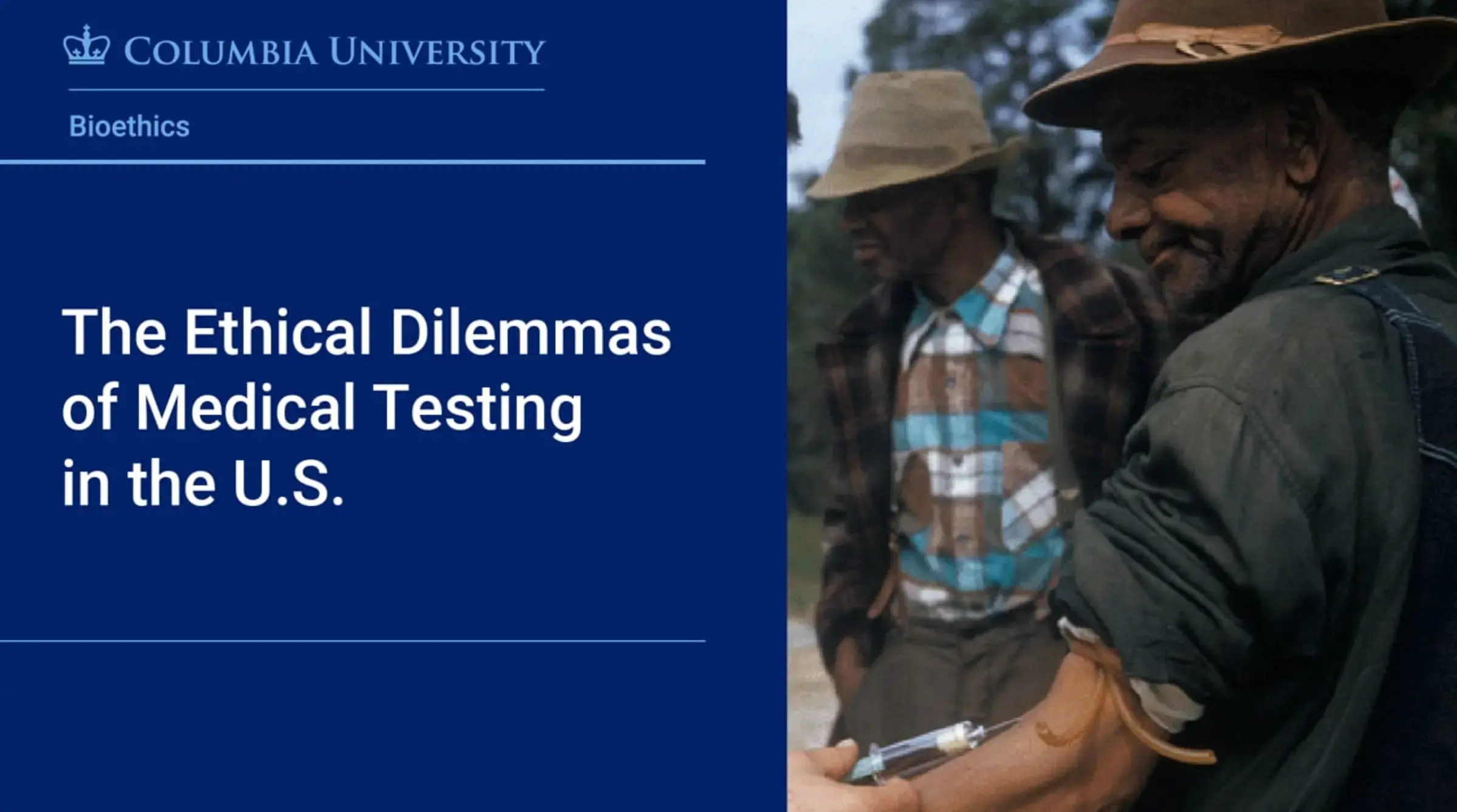 The Ethical Dilemmas of Medical Testing in the U.S. - Harriet A. Washington