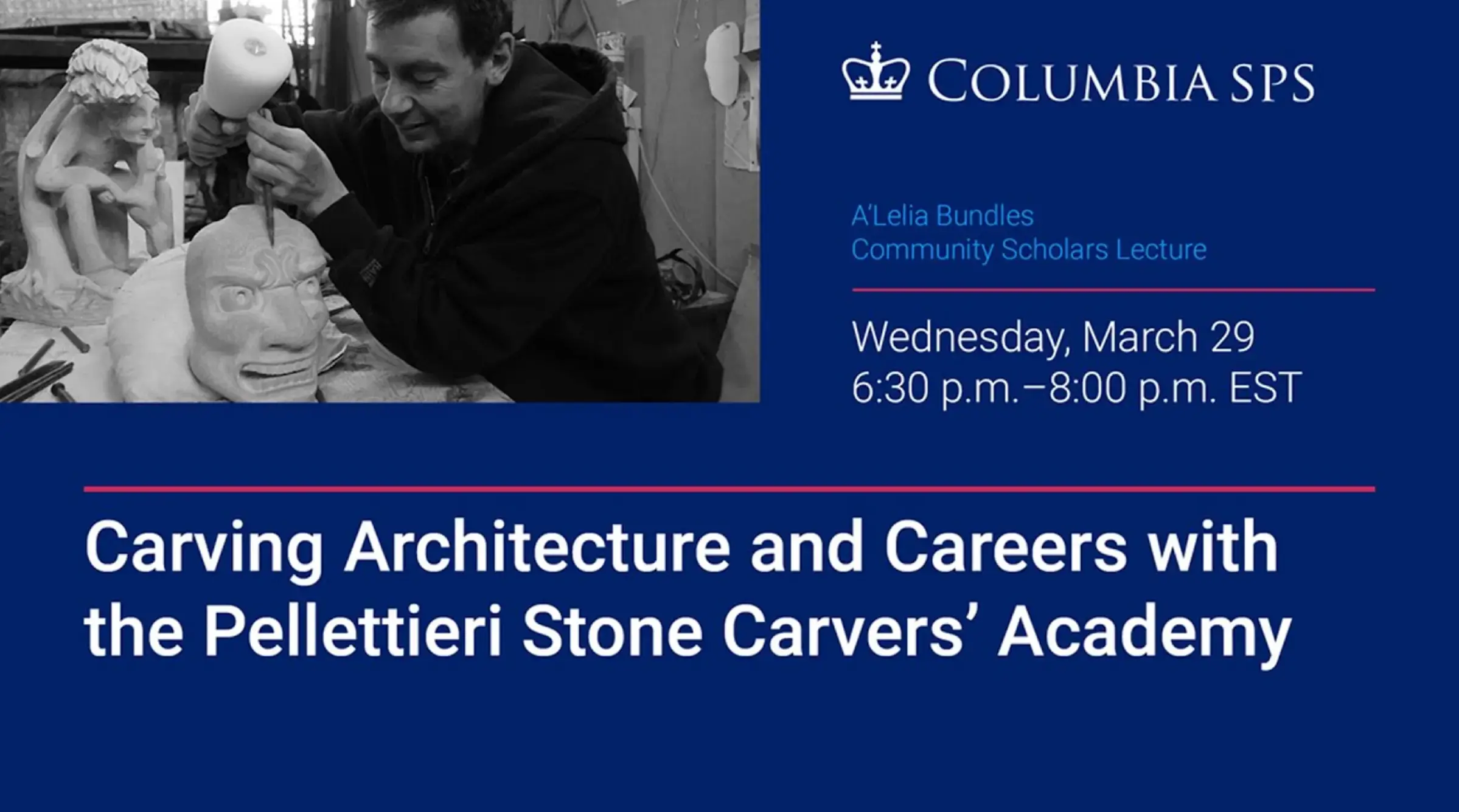 Carving Architecture & Careers with the Pellettieri Stone Carvers’ Academy