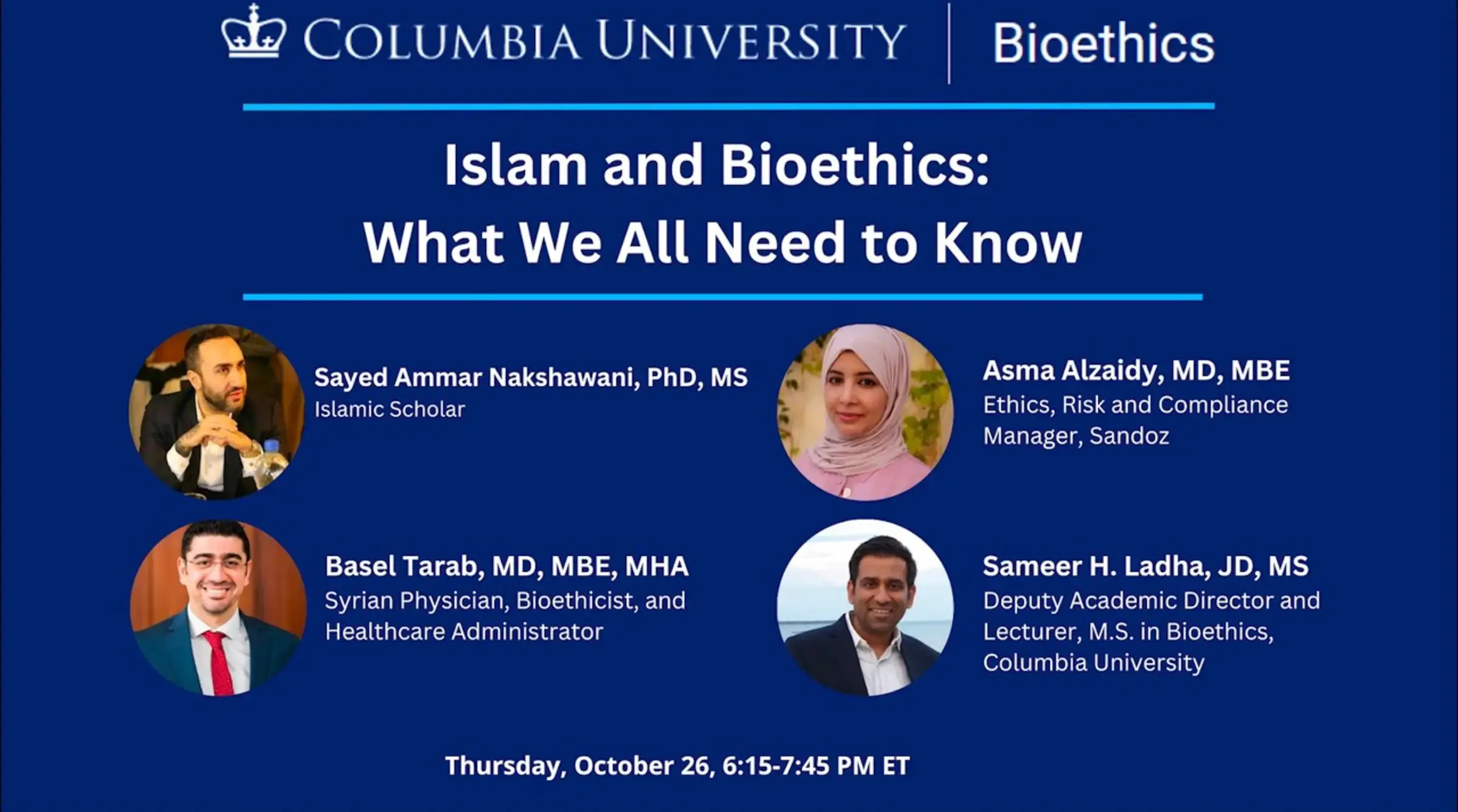 Islam and Bioethics