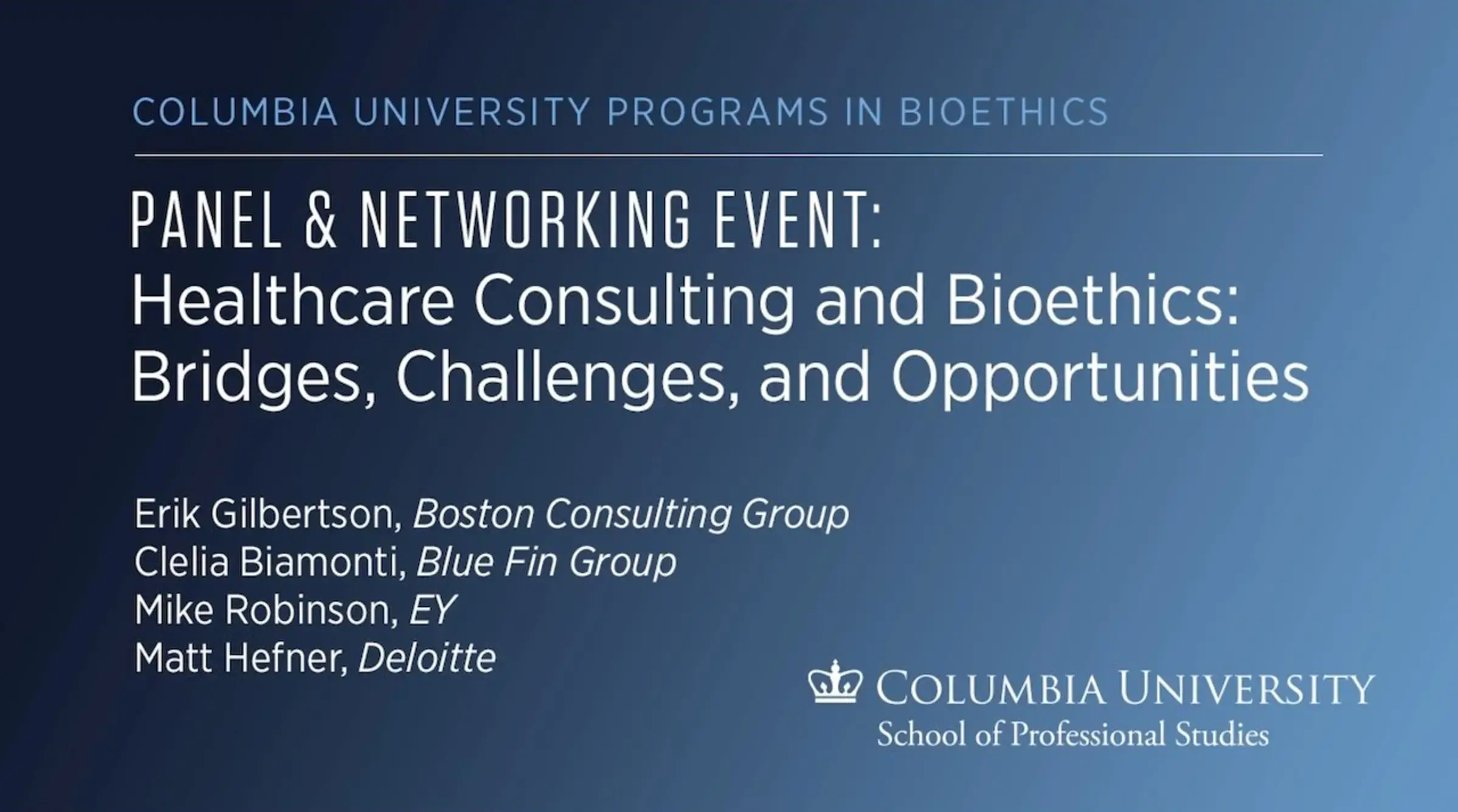 Healthcare Consulting and Bioethics