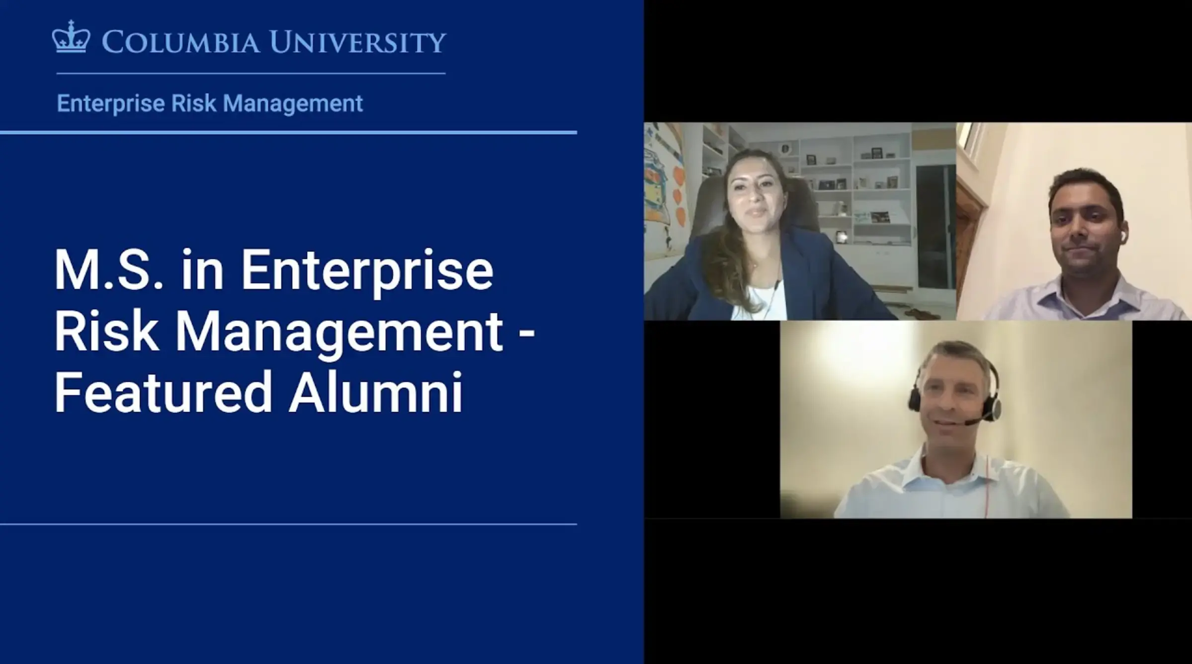 M.S. in Enterprise Risk Management - Featured Alumni, Sept. 2021