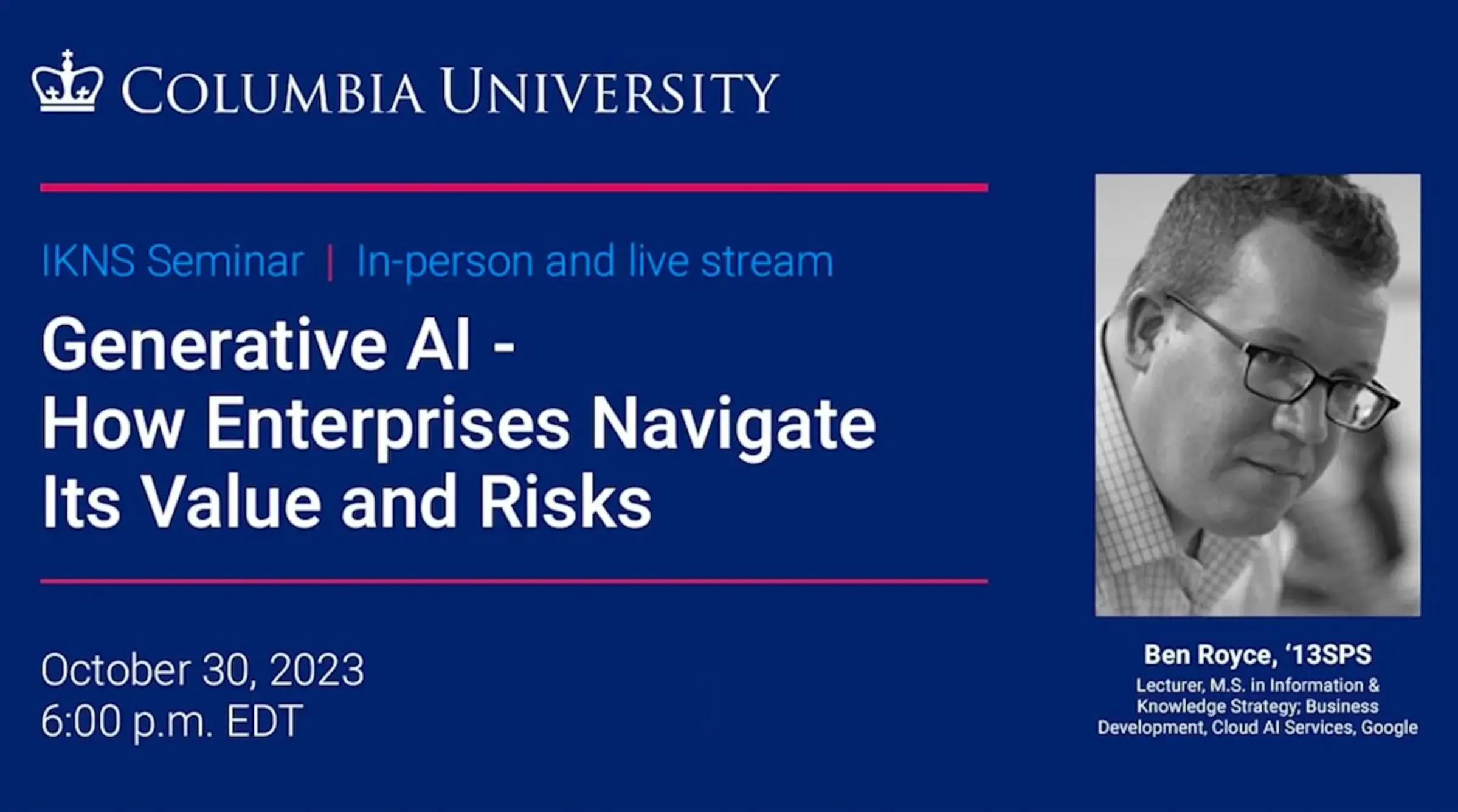 Generative AI - How Enterprises Navigate Its Value and Risks