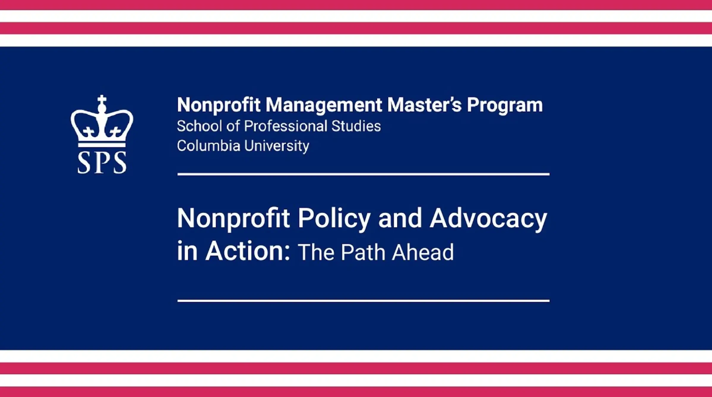 Nonprofit Policy and Advocacy in Action: The Path Ahead