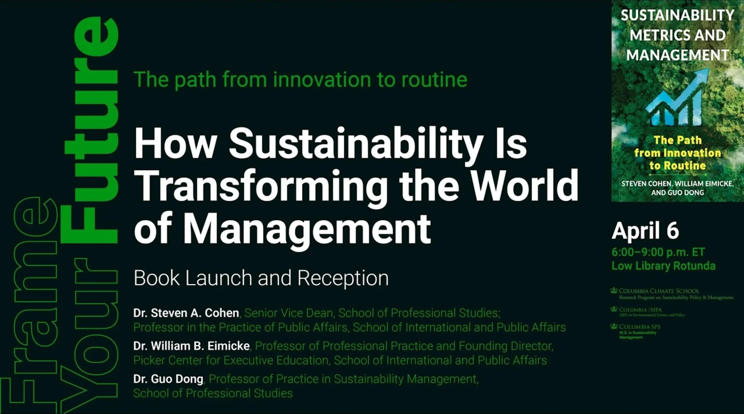 Frame Your Future: How Sustainability Is Transforming the World of Management