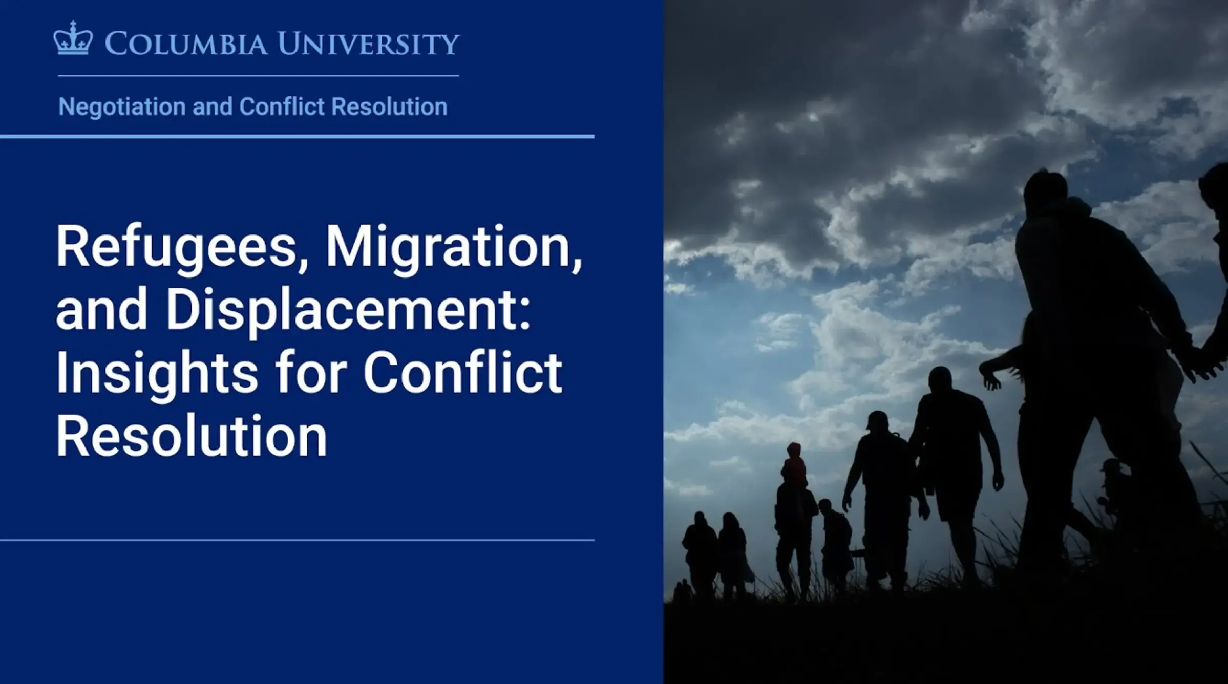 NECR Webinar: Refugees, Migration, and Displacement: Insights for Conflict Resolution