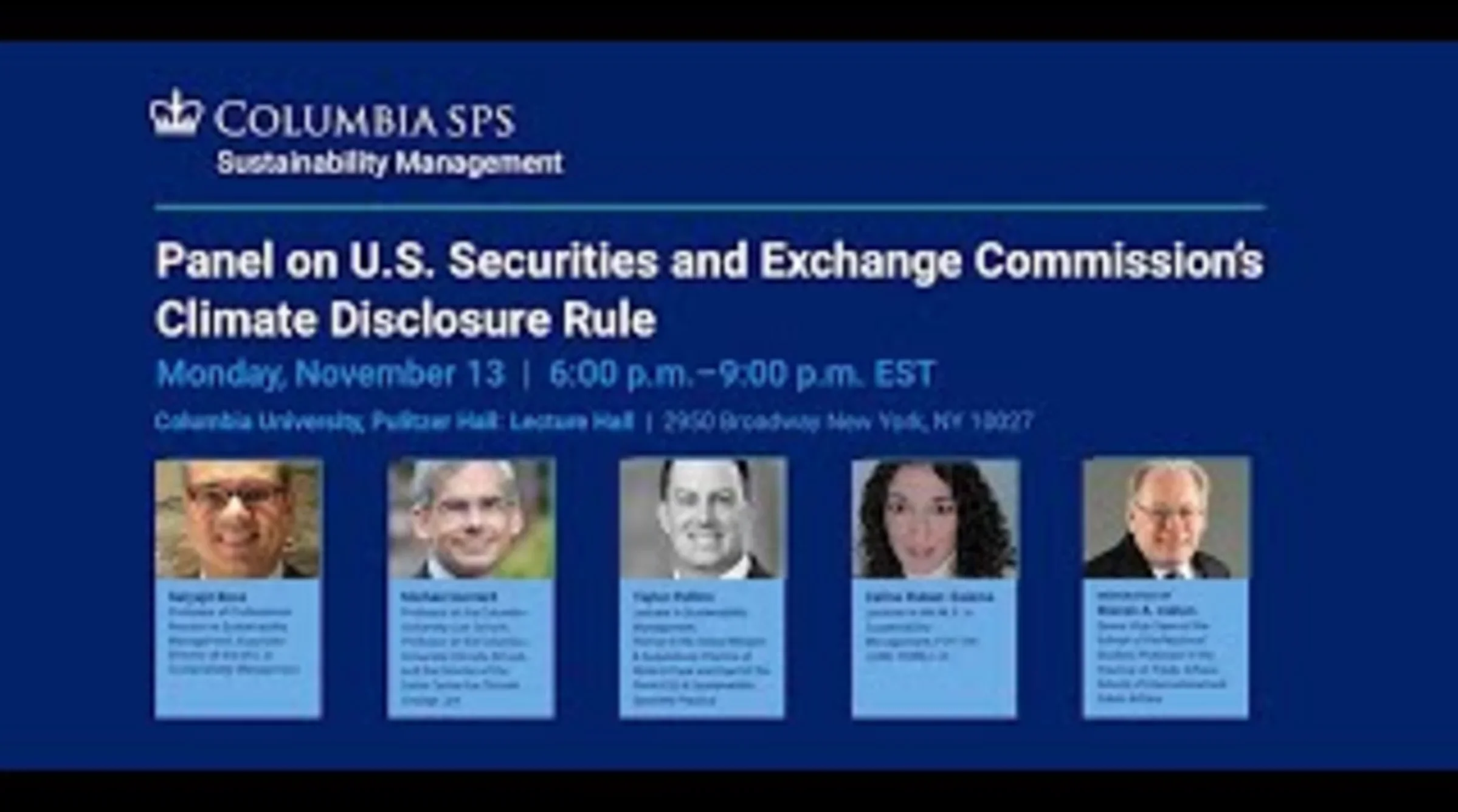 SUMA Panel and Reception