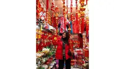A student spent her weekend celebrating the Lunar New Year. 
